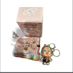 Crying Again Keychain with Box I'll bring you a flower